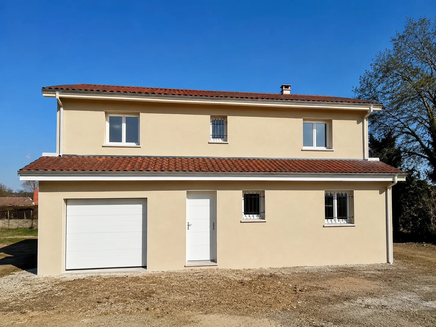 Maison individuelle livrée par Maisons d'Excellence dans l'Ain