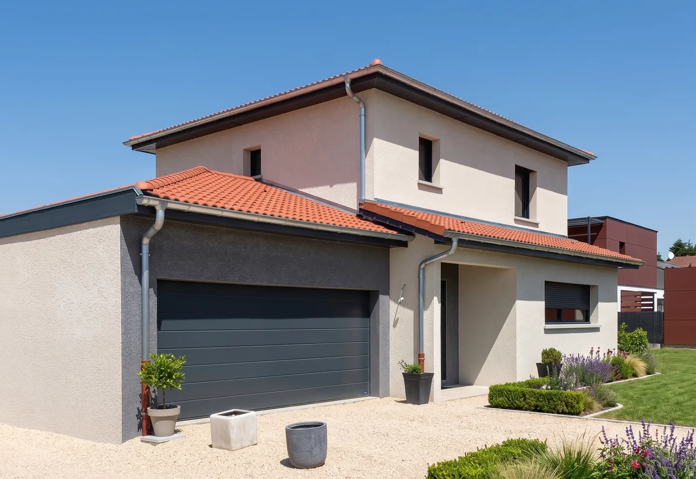 Modèle de maison Meximieux : maison neuve à étage, plan sur-mesure, dans l'Ain