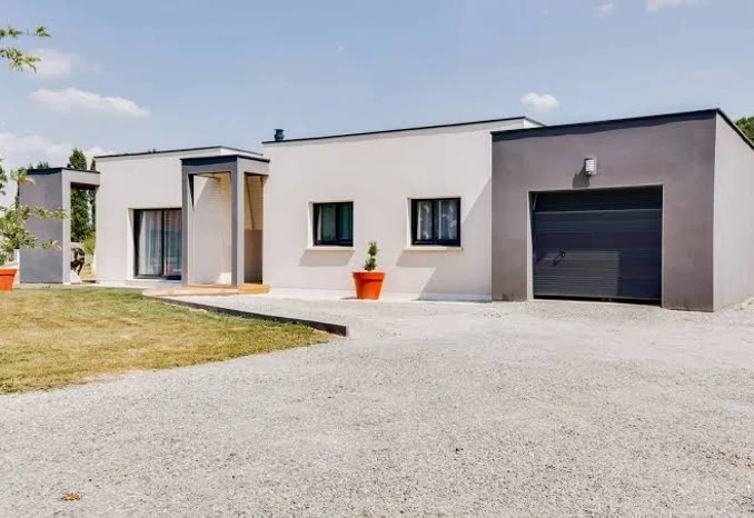Modèle de maison Pérouges : maison neuve de plain-pied, plan sur-mesure, dans l'Ain